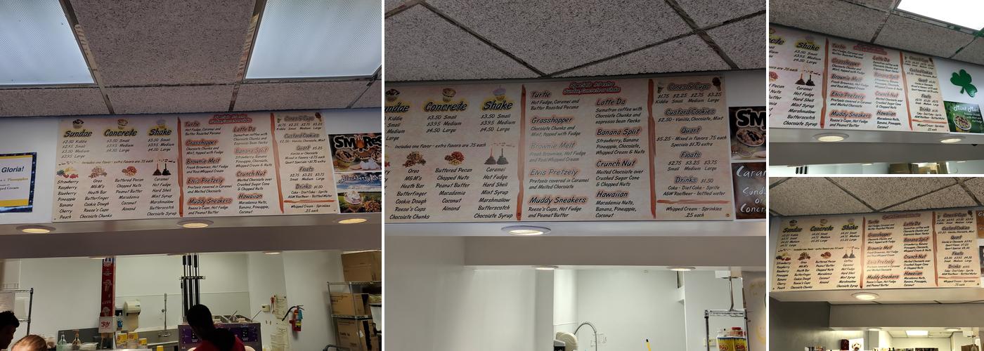 Silky's Frozen Custard Menu