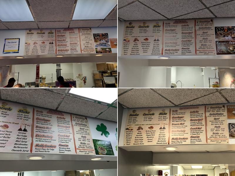 Silky's Frozen Custard Menu