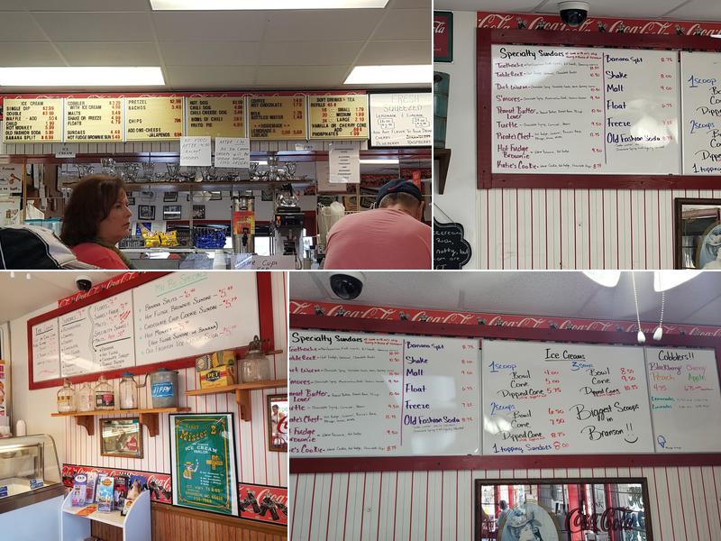 Mr B's Ice Cream Parlor Menu