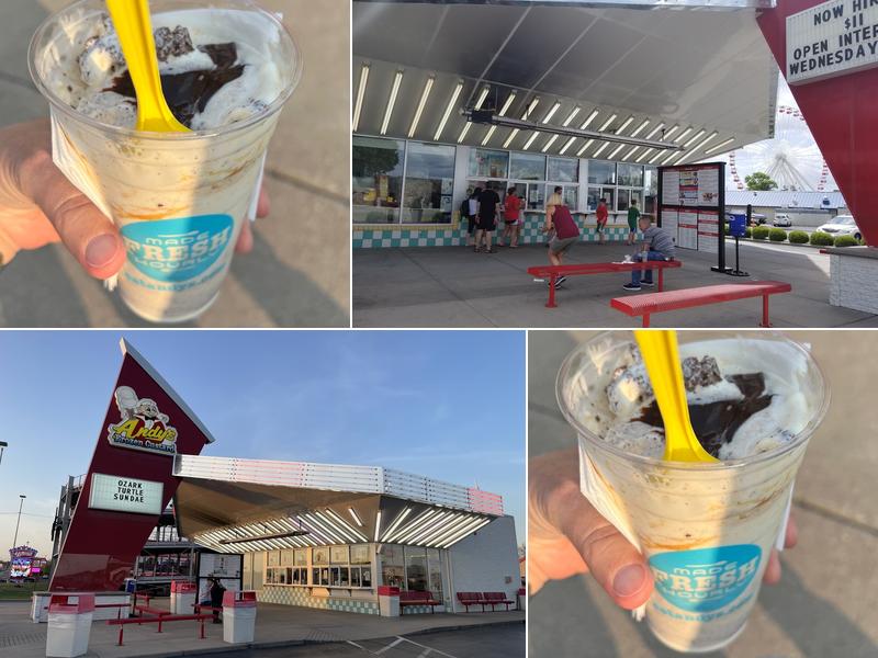 Andy's Frozen Custard 3415 W 76 Country Blvd, Branson