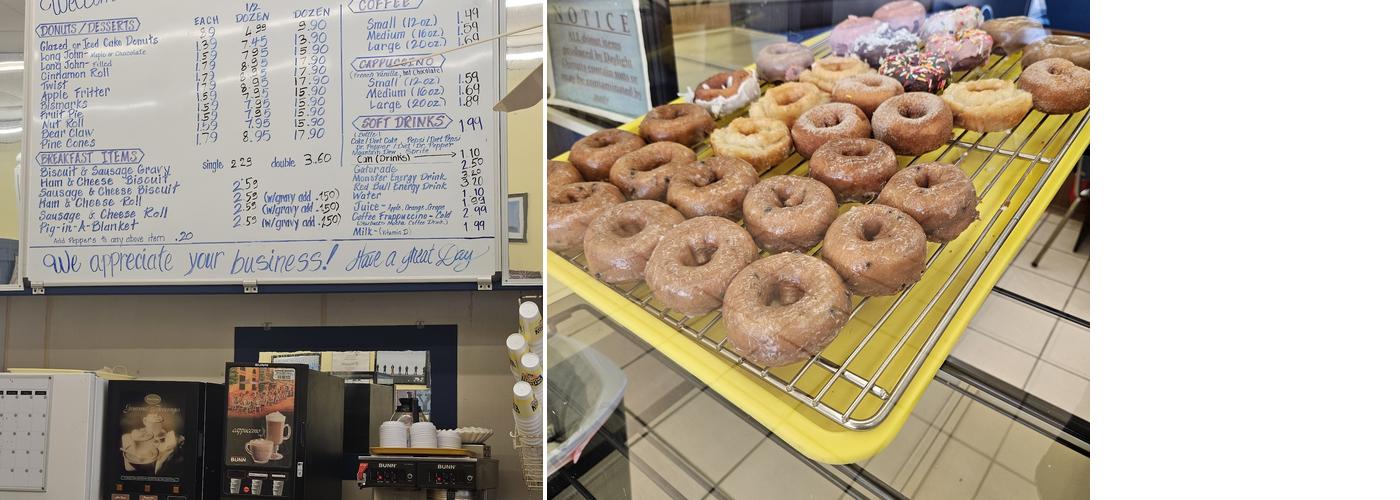 Daylight Donuts Menu