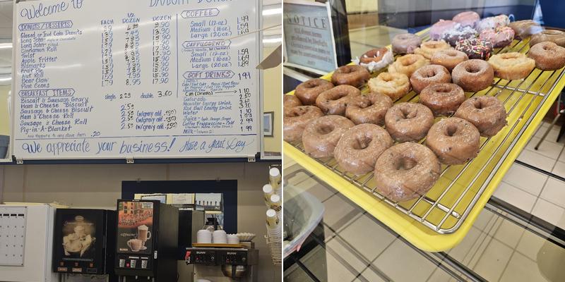 Daylight Donuts Menu