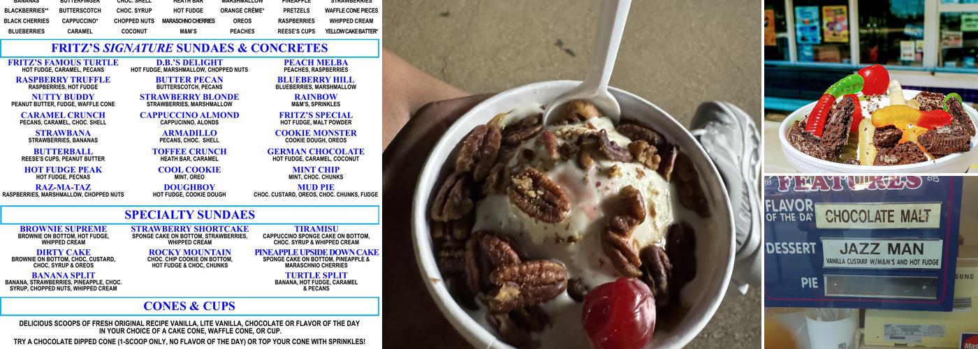 Fritz's Frozen Custard Menu