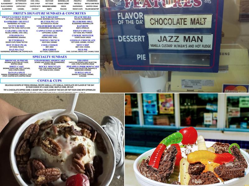 Fritz's Frozen Custard Menu