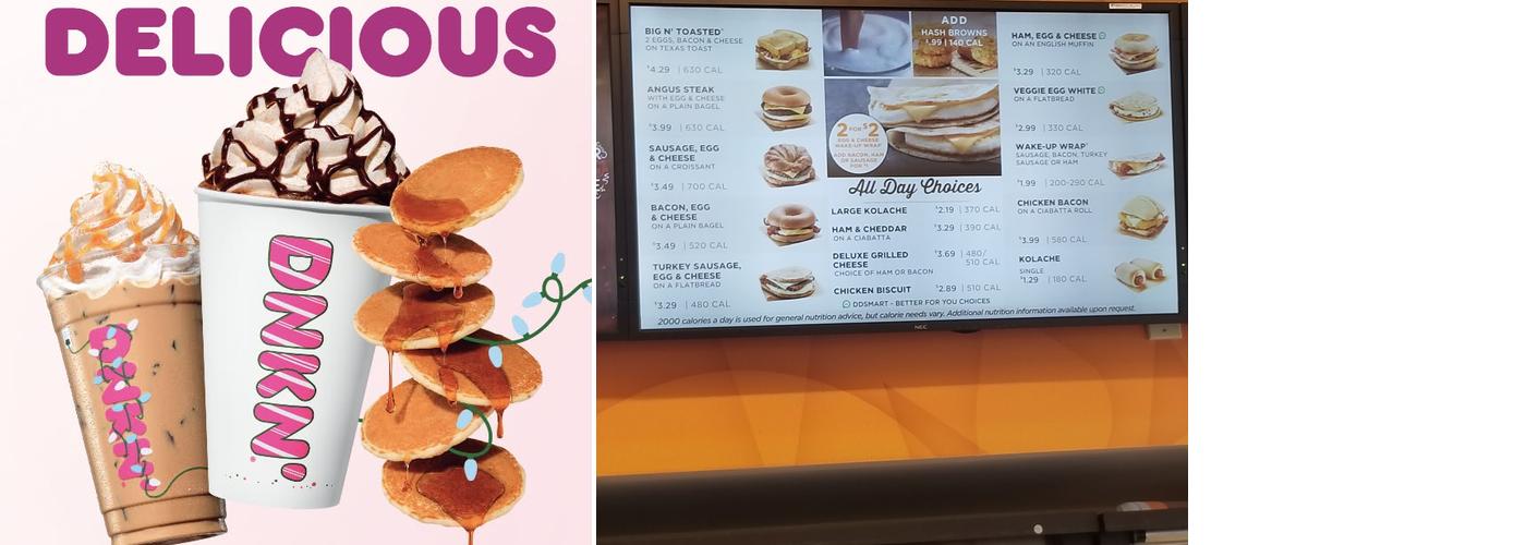 Dunkin' Menu