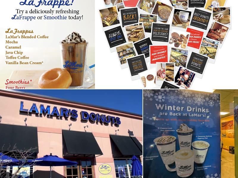 LaMar's Donuts and Coffee Menu