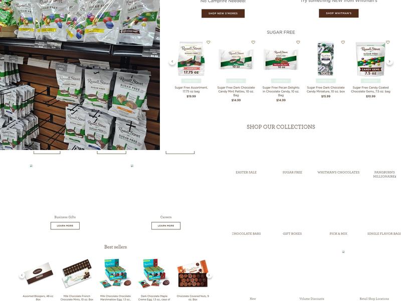 Russell Stover Chocolates Menu