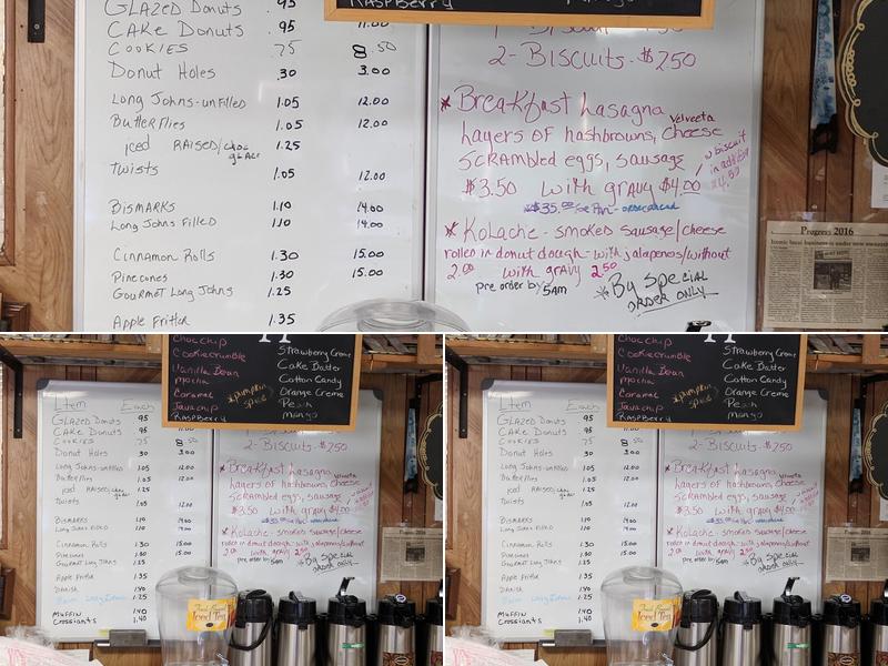 Sweet Al's Donut Shoppe Menu