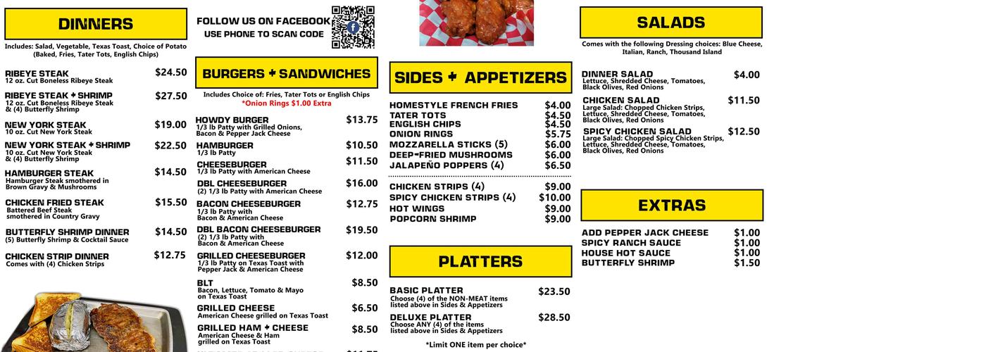 HHT Menu