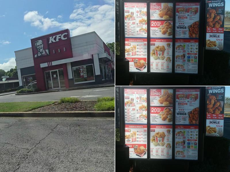 KFC Menu