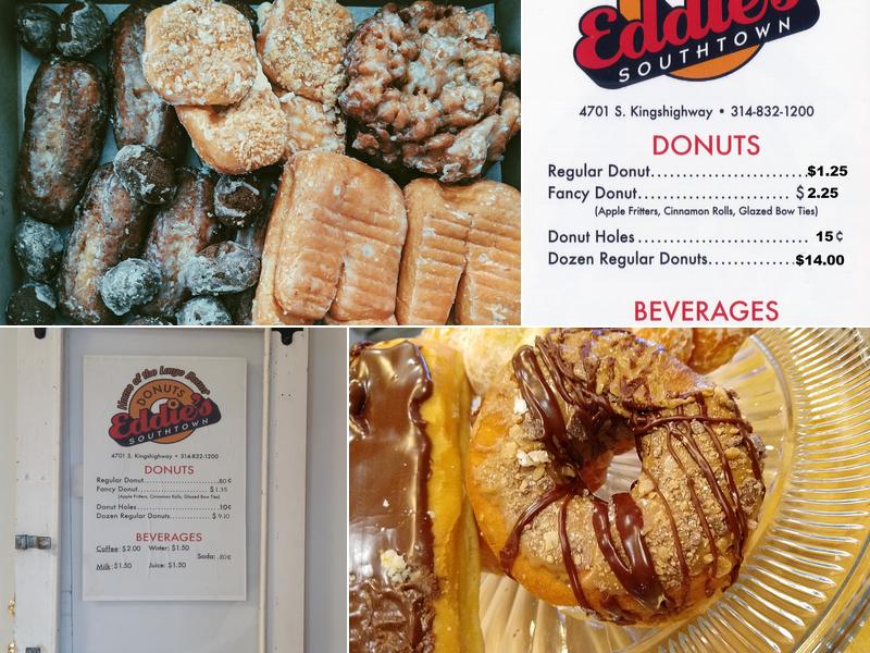 Eddie's Southtown Donuts Menu