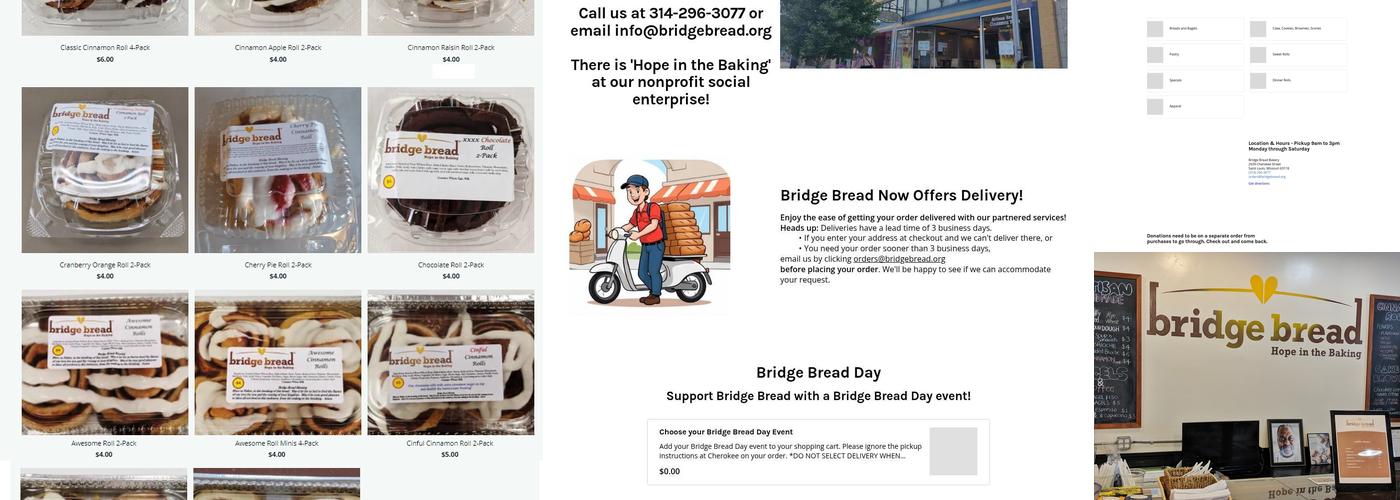 Bridge Bread Bakery Menu
