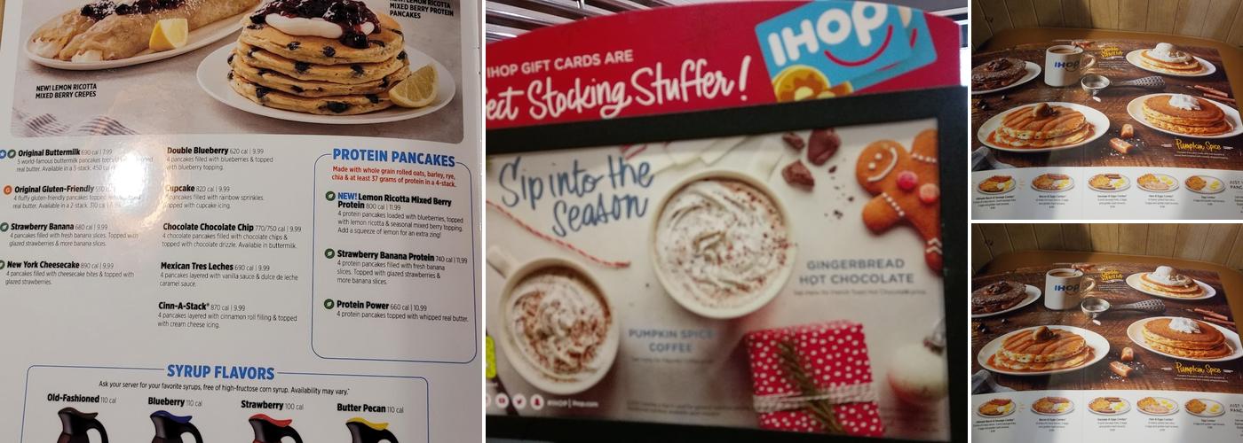 IHOP Menu