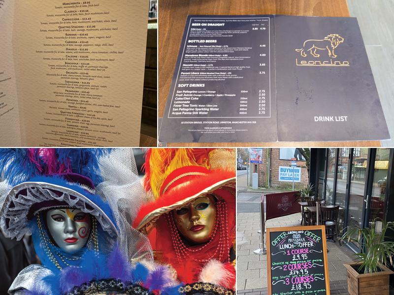 Leoncino Pizza Romana Menu