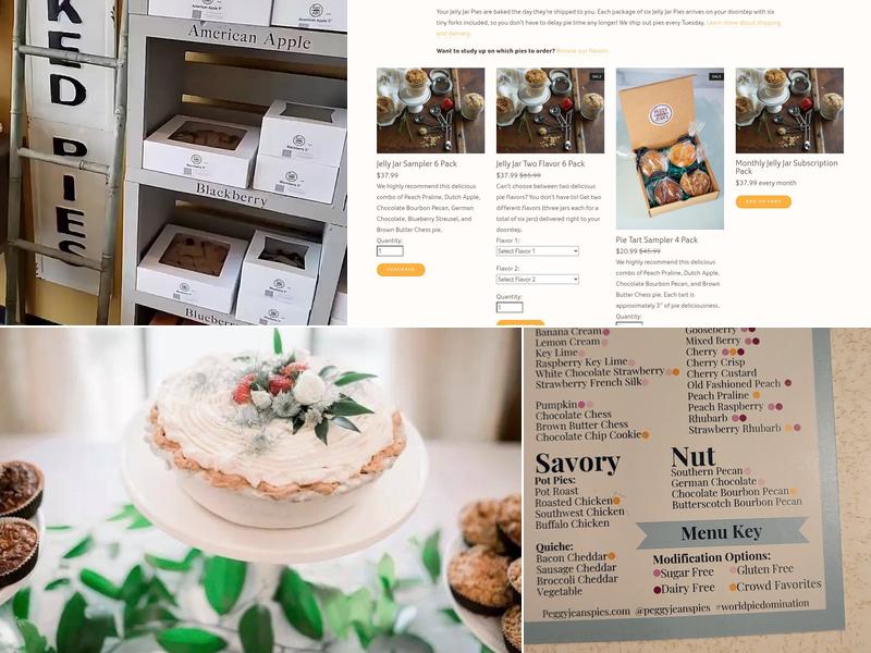Peggy Jean's Pies Menu