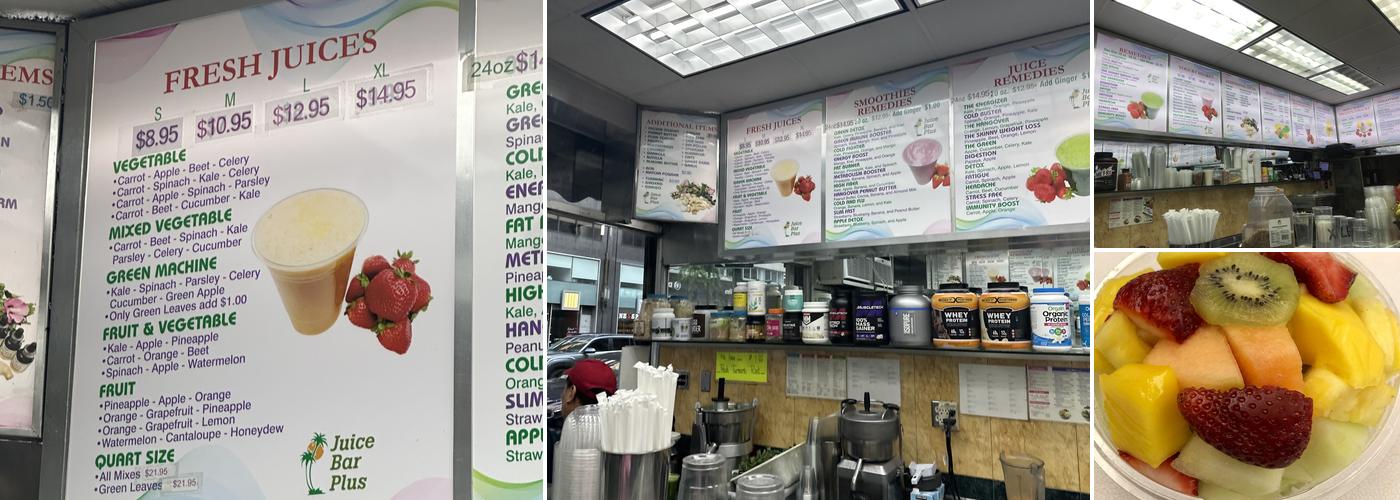 Juice Bar Plus Menu
