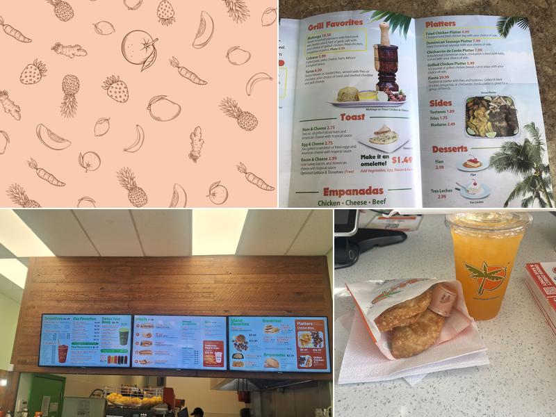 Tropical Juice Bar Menu