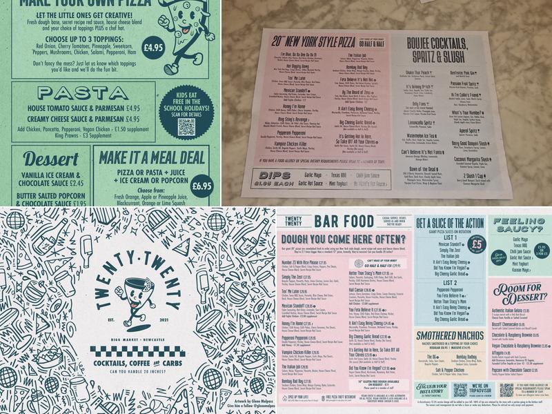Twenty Twenty Bar Newcastle Menu