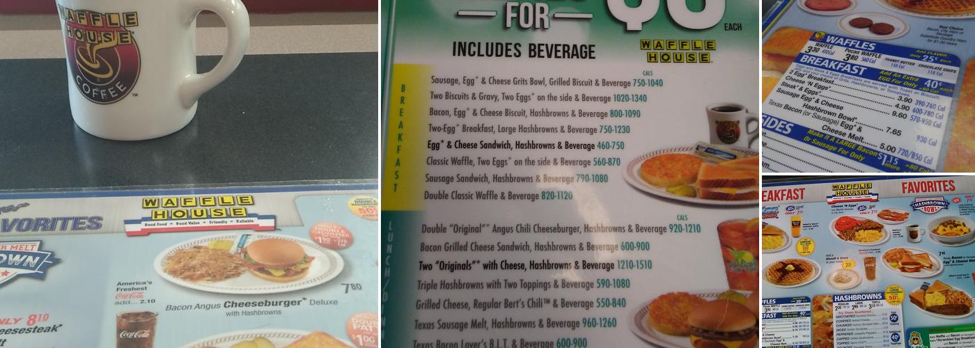Waffle House Menu