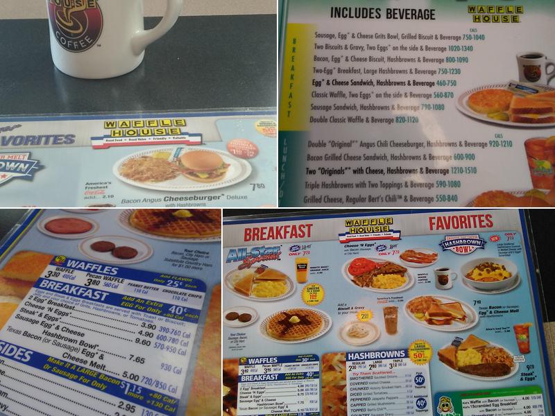 Waffle House Menu