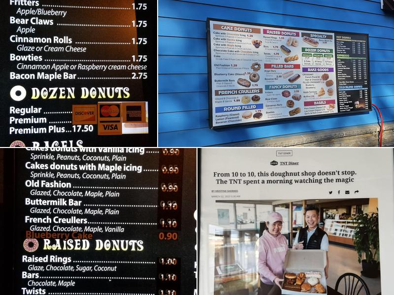 Dockside Donuts Menu
