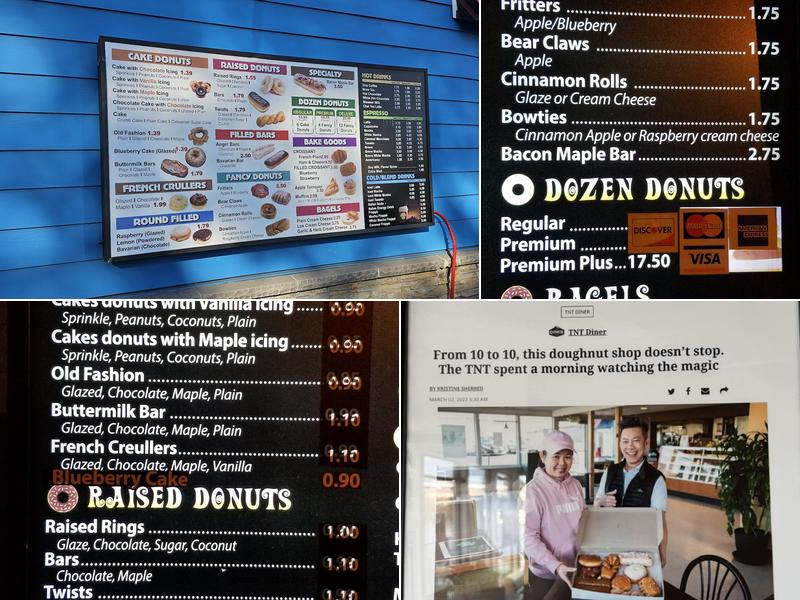 Dockside Donuts Menu