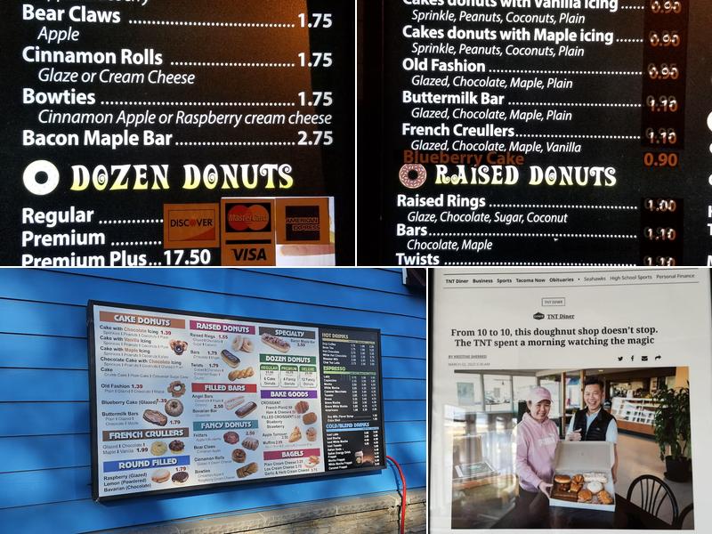 Dockside Donuts Menu