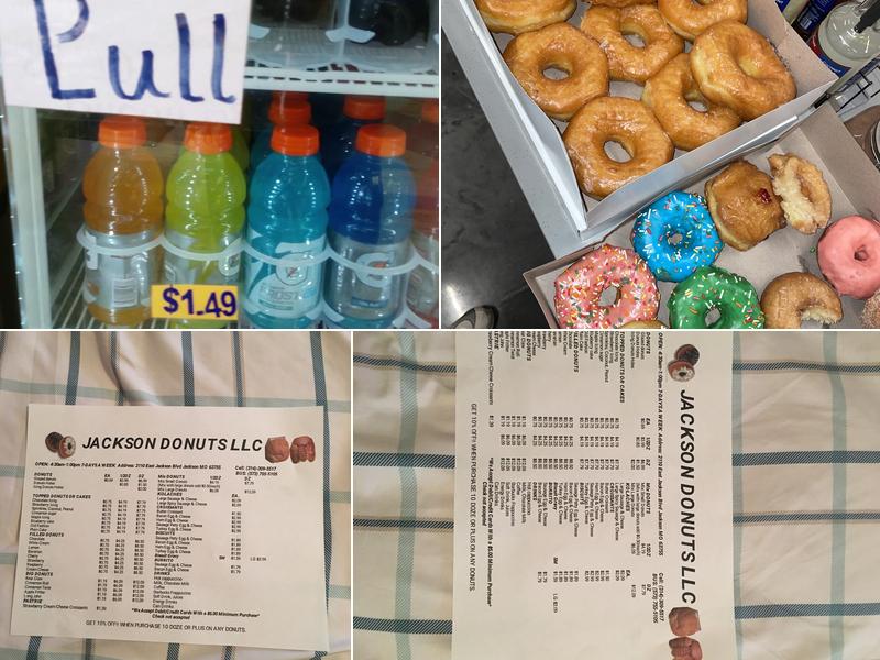 Jackson Donuts LLC Menu