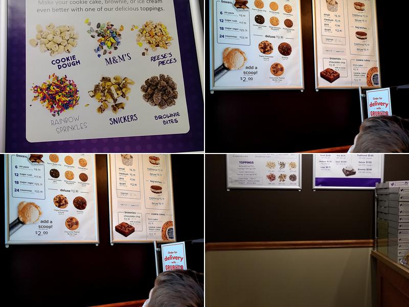 Insomnia Cookies Menu