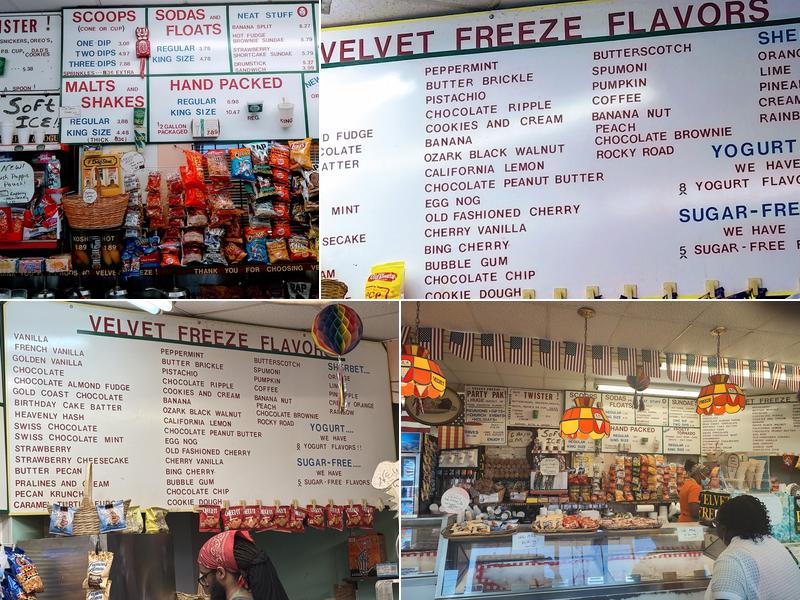 Velvet Freeze Menu
