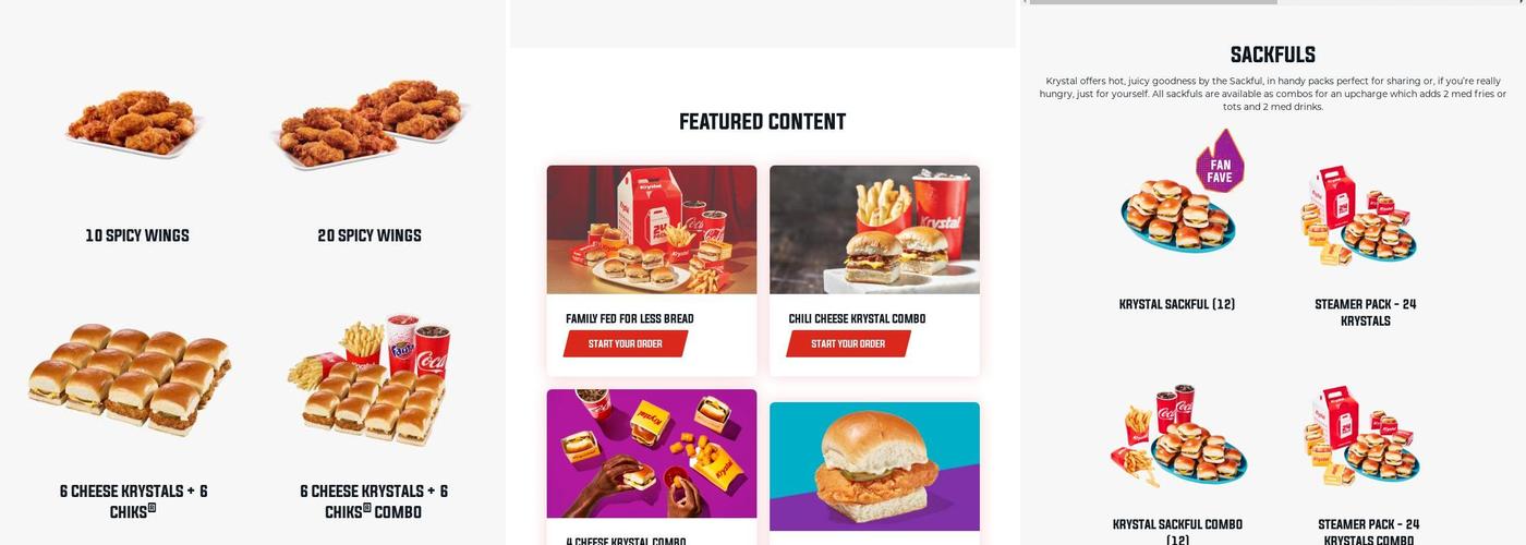Krystal Menu