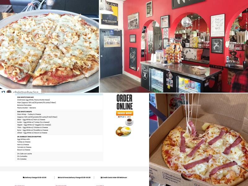 Gables Juice Bar & Muscle Pizza Menu