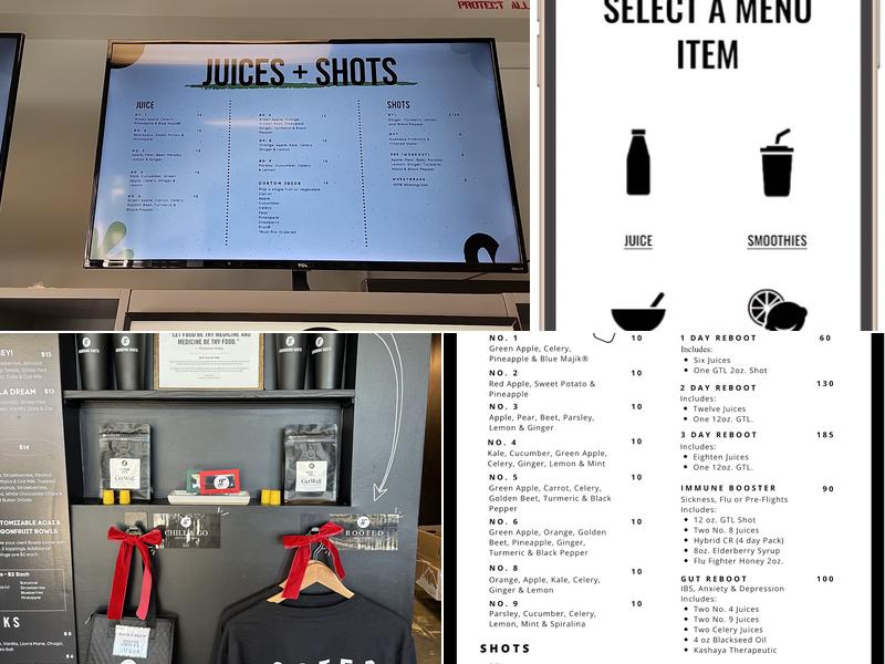 Grounding Roots Menu