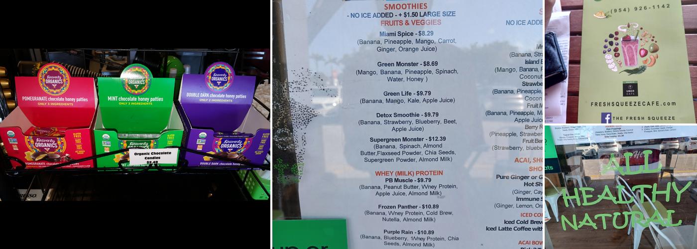 The Fresh Squeeze Menu