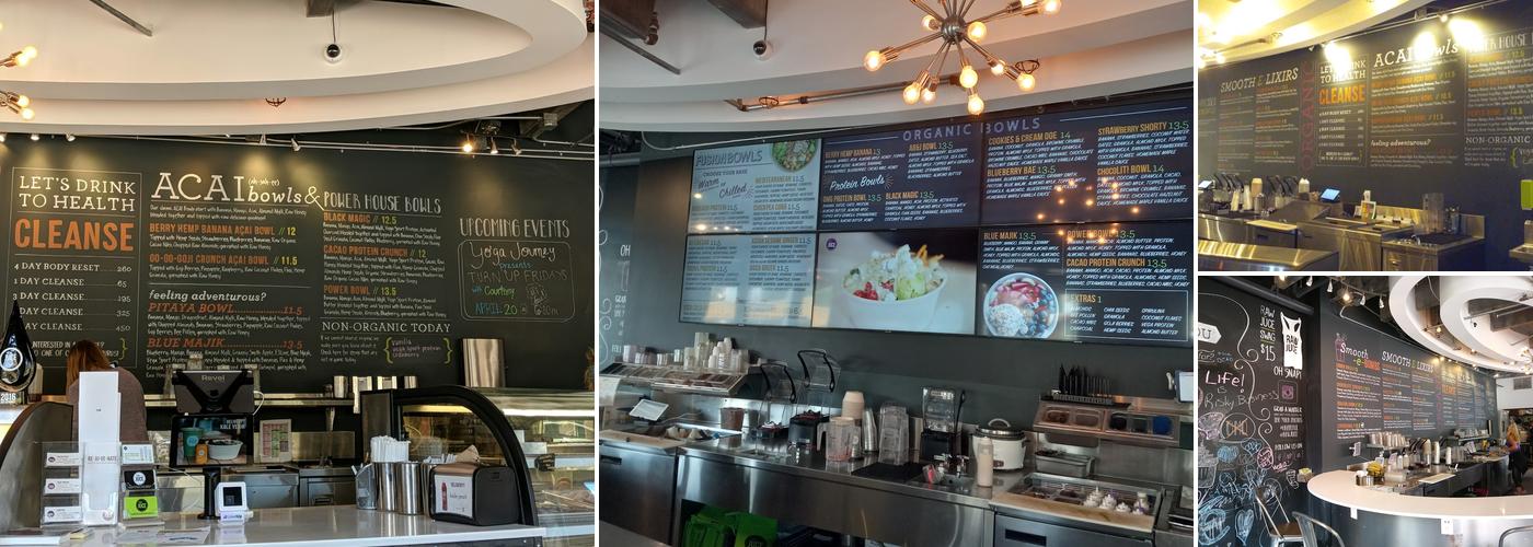 Raw Juce Menu