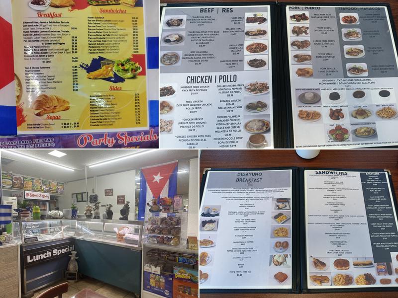 El Mambo ll Bakery & Restaurant Menu