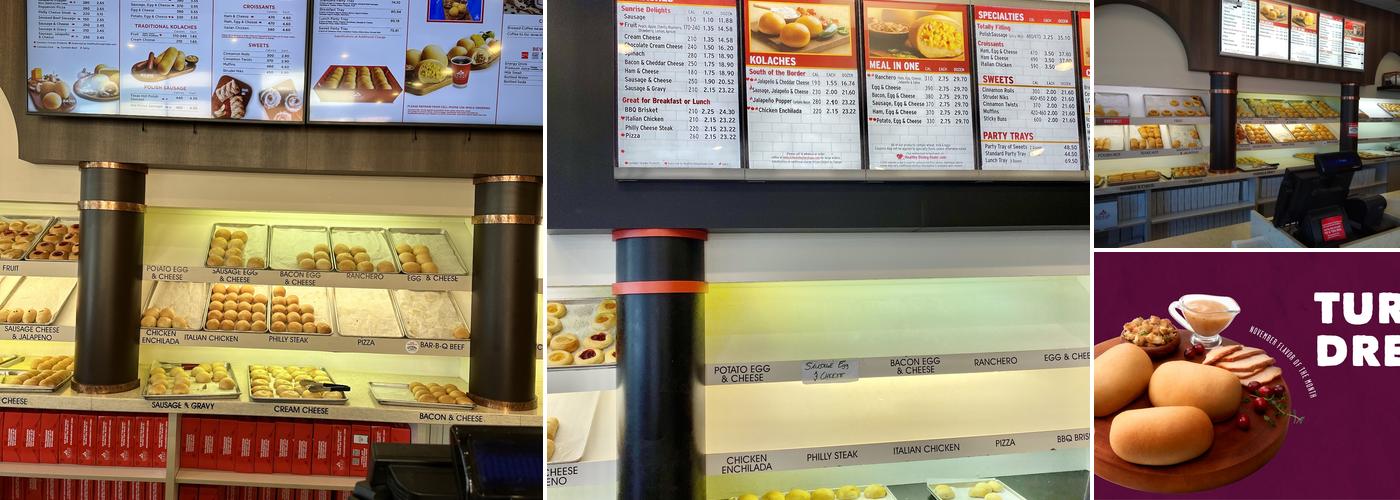 Kolache Factory Menu