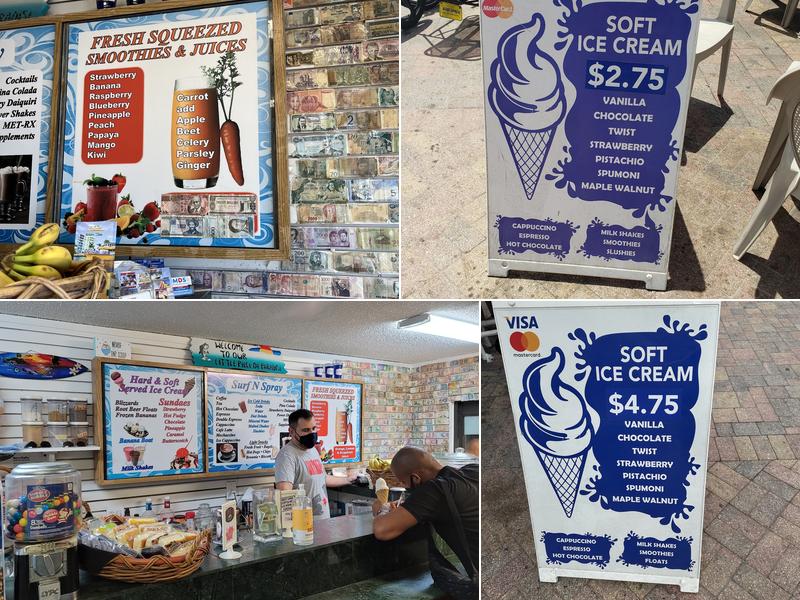 Surf N Spray Menu