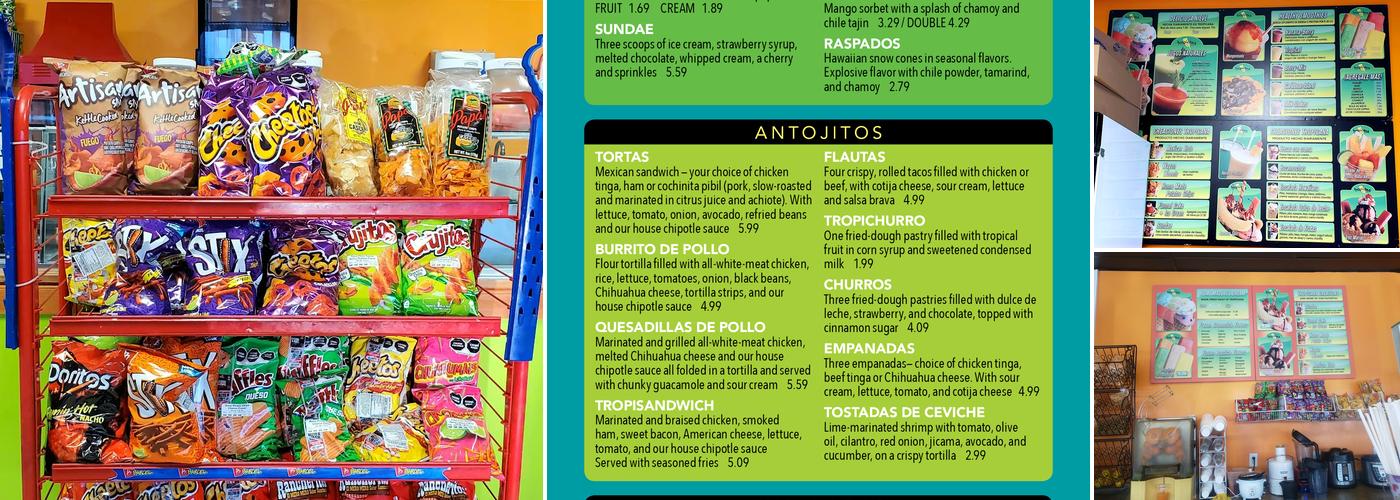 Paleteria Tropicana Shawnee Menu