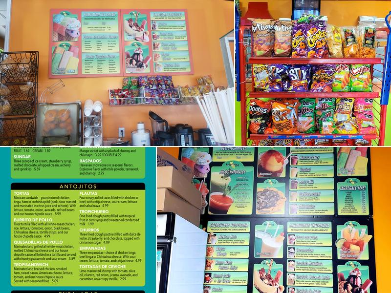 Paleteria Tropicana Shawnee Menu