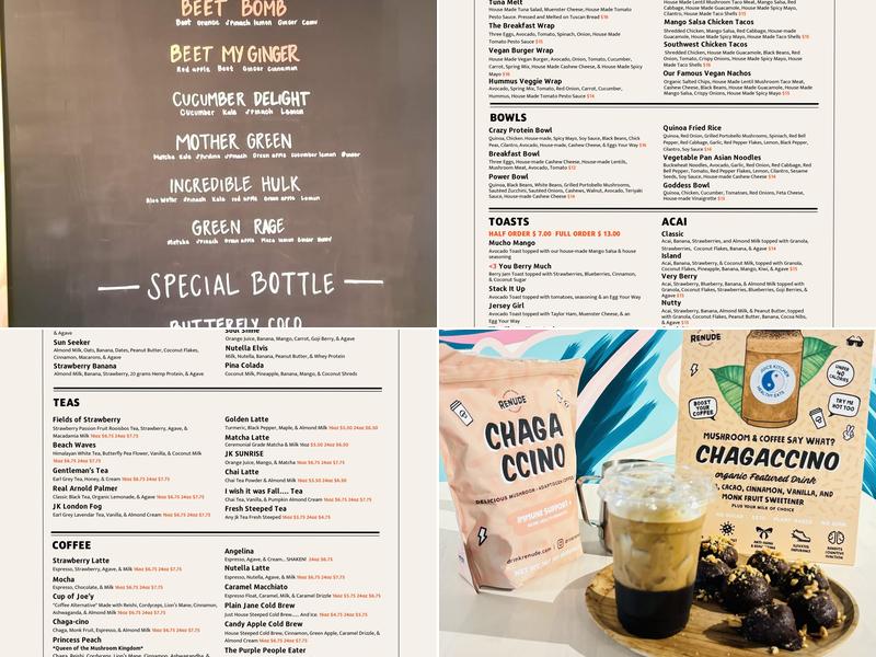 Juice Kitchen Menu