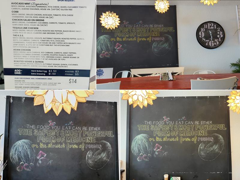 Karma Juice Bar & Eatery Menu