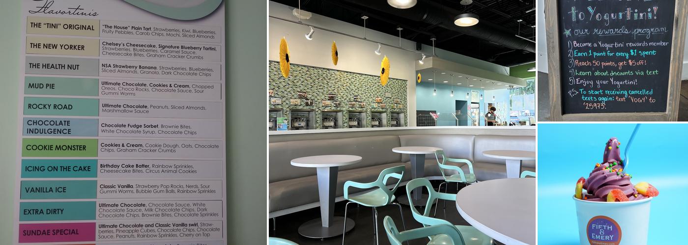 Yogurtini Plaza Menu