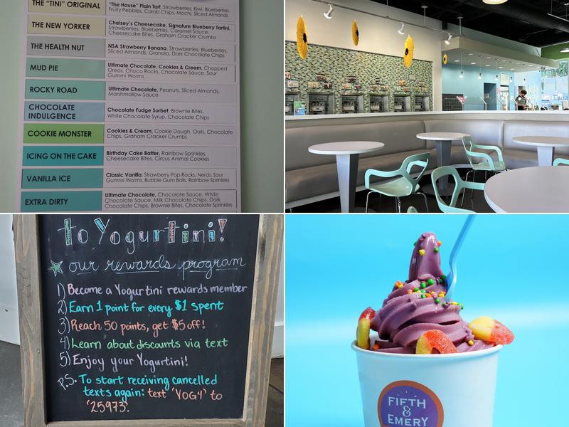 Yogurtini Plaza Menu