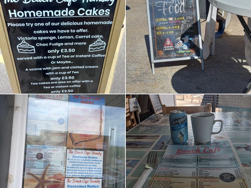 Hemsby Beach Cafe Menu