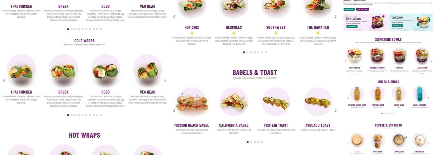 3Natives Menu