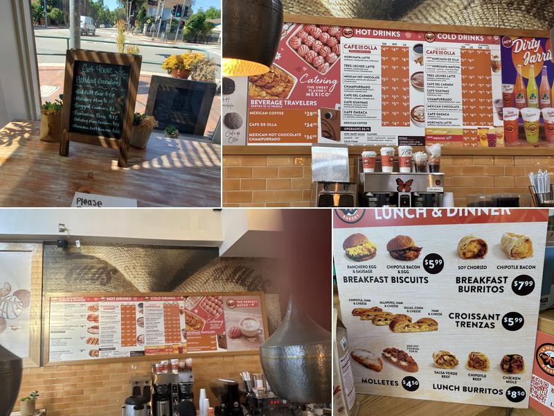 La Monarca Bakery & Cafe Menu