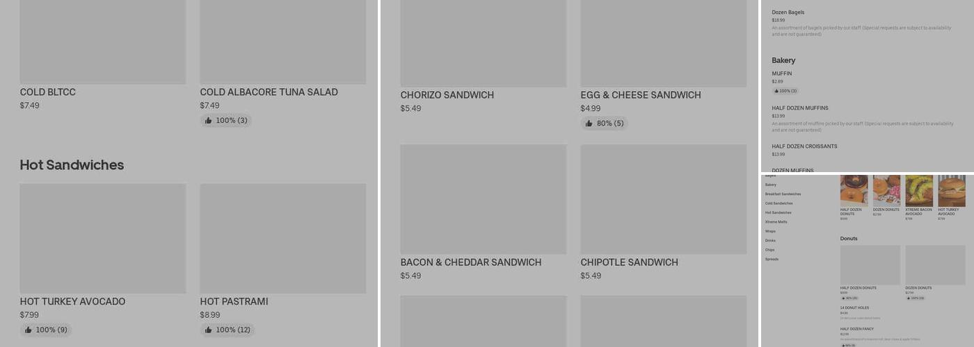 Winchell's Donut House Menu
