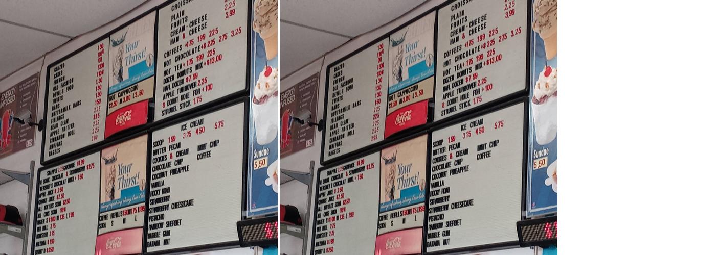 Christy's Donuts Menu