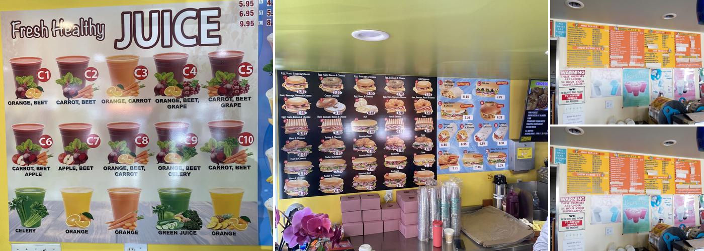 Alhambra Donuts Menu